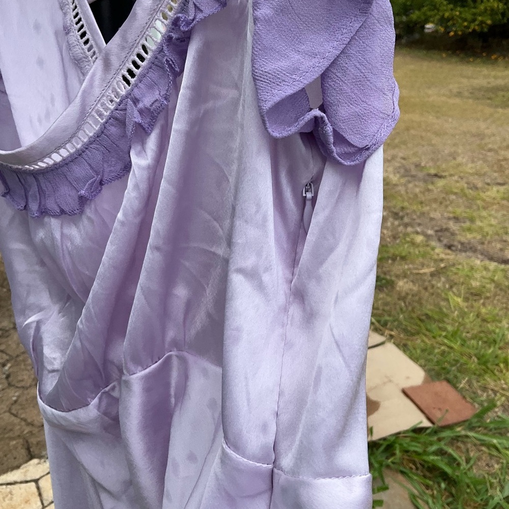 Free People Lavender Mini Dress - Picture 14 of 15